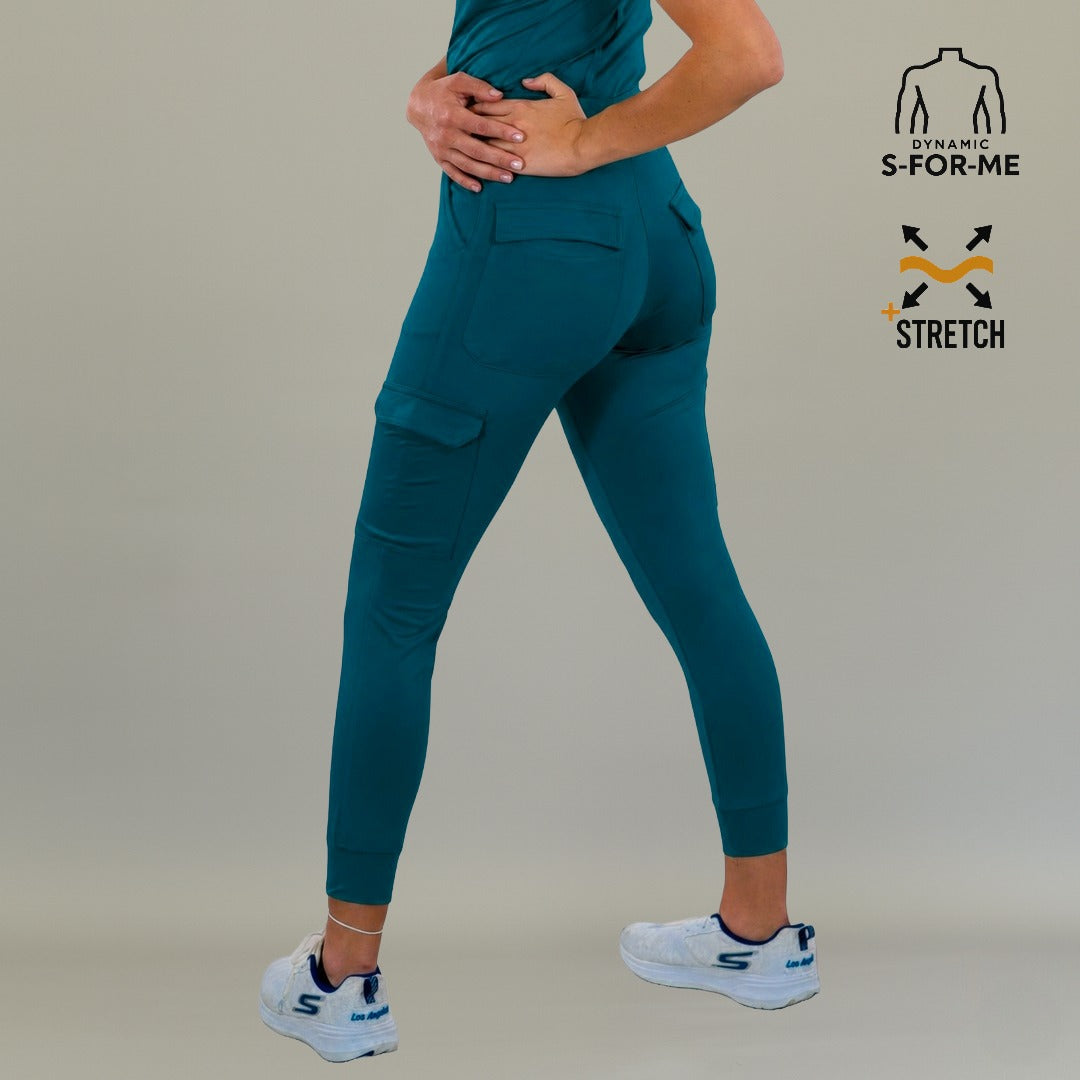 Jogger Quirúrgico, Mujer Azul Corsair Super Stretch, Scrubs 901