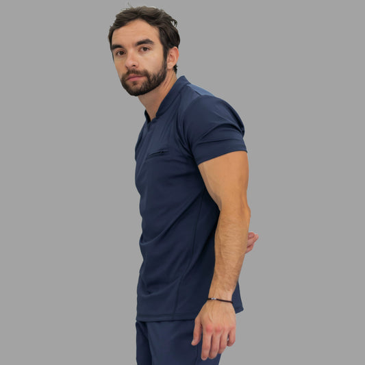 Filipina Quirúrgica Hombre Azul MArino Super Stretch, Scrubs 910