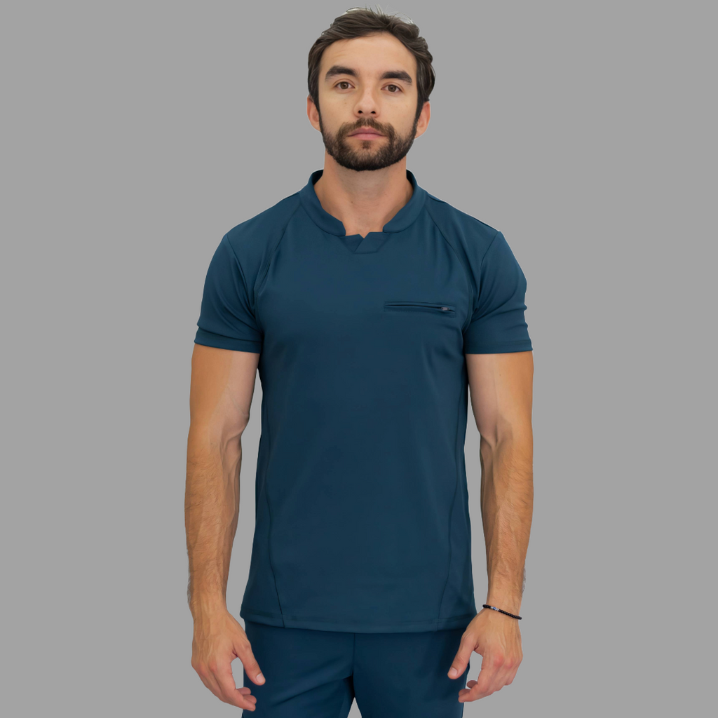 Conjunto Quirúrgico Airforce para Hombre – Estilo 910 | Super Stretch Slim Fit