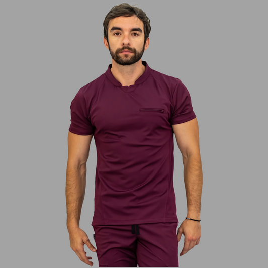 Filipina Quirurgica Hombre Vino Super stretch (Scrubs Est. 910)