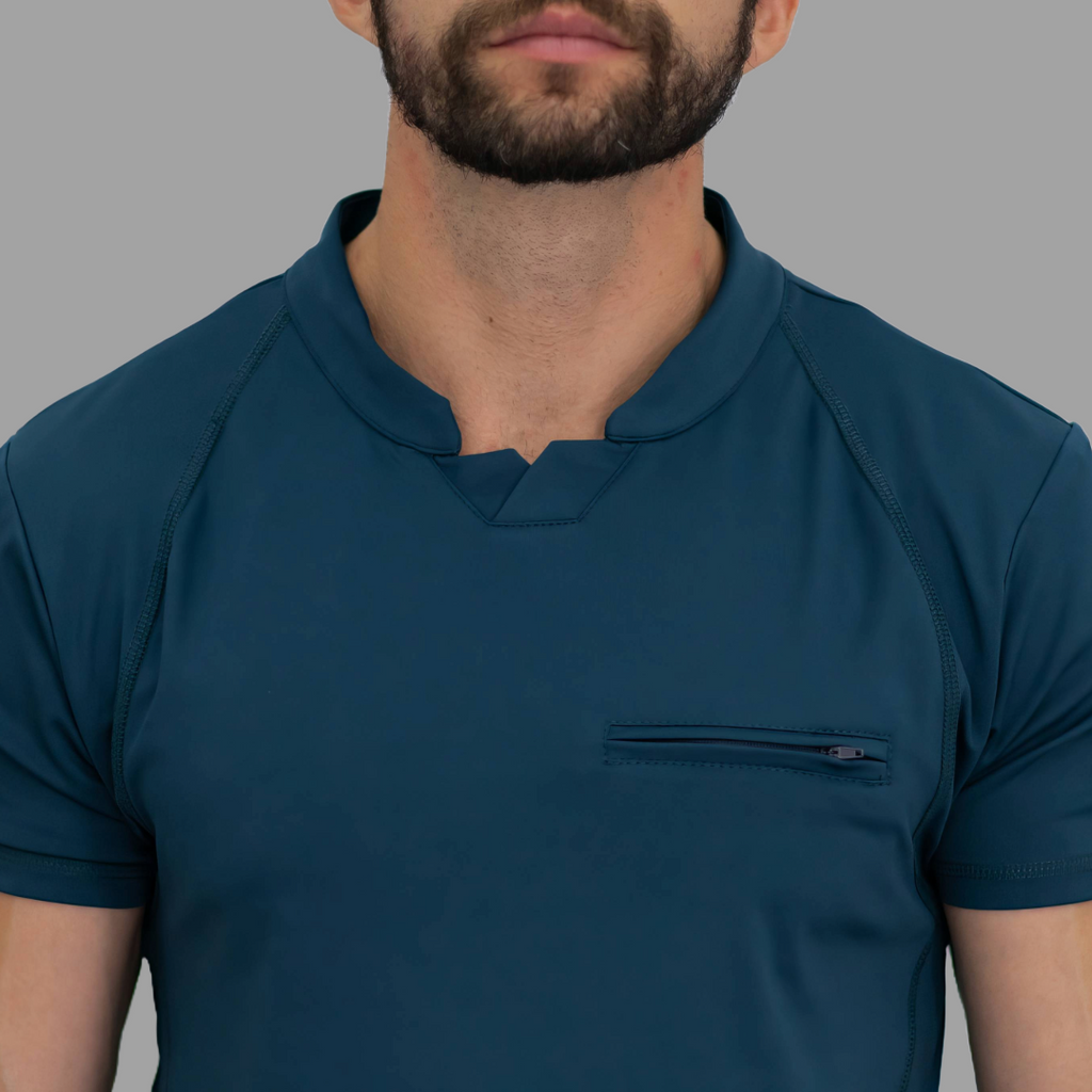 Conjunto Quirúrgico Airforce para Hombre – Estilo 910 | Super Stretch Slim Fit