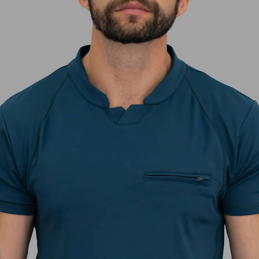 Conjunto Quirúrgico Airforce para Hombre – Estilo 910 | Super Stretch Slim Fit