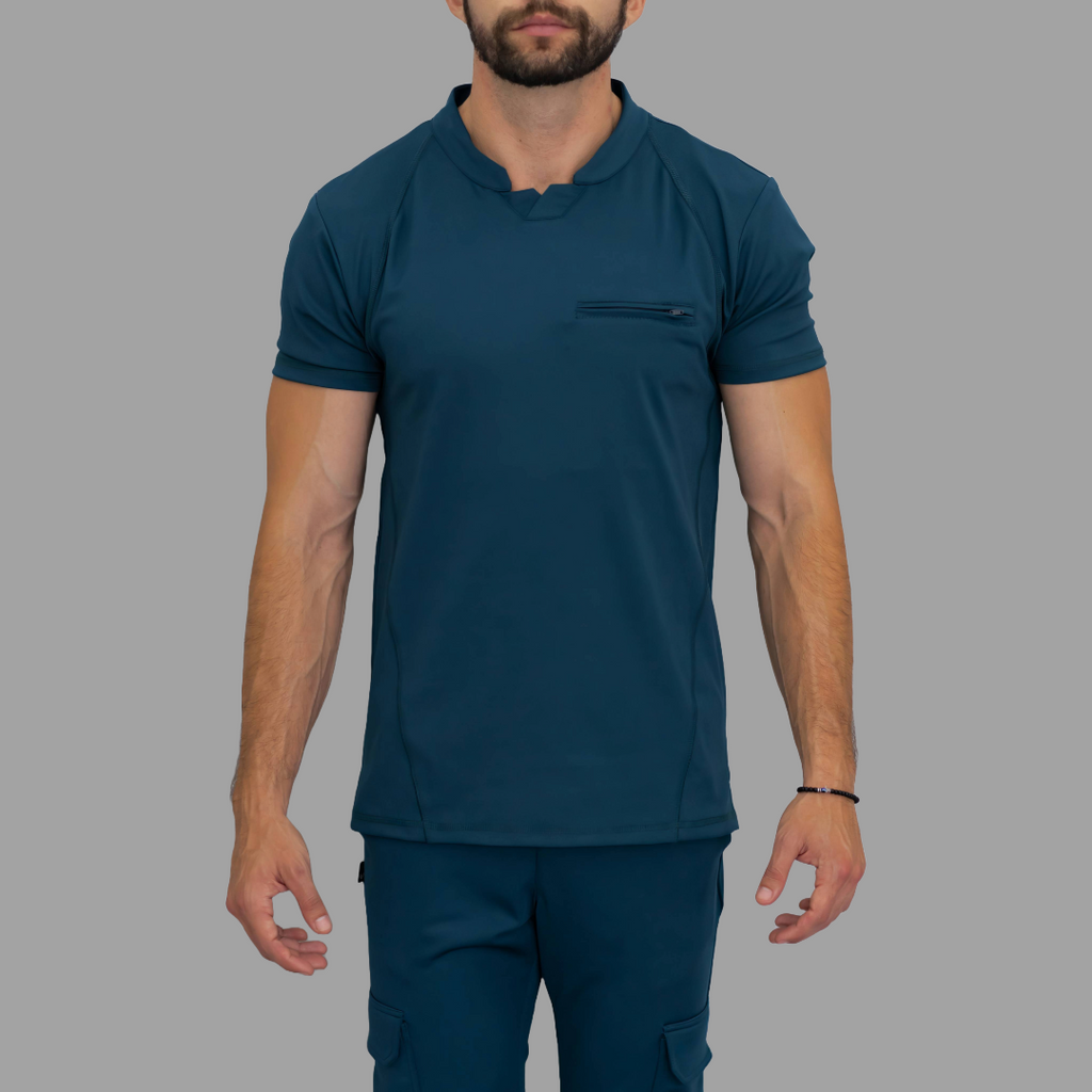 Conjunto Quirúrgico Airforce para Hombre – Estilo 910 | Super Stretch Slim Fit