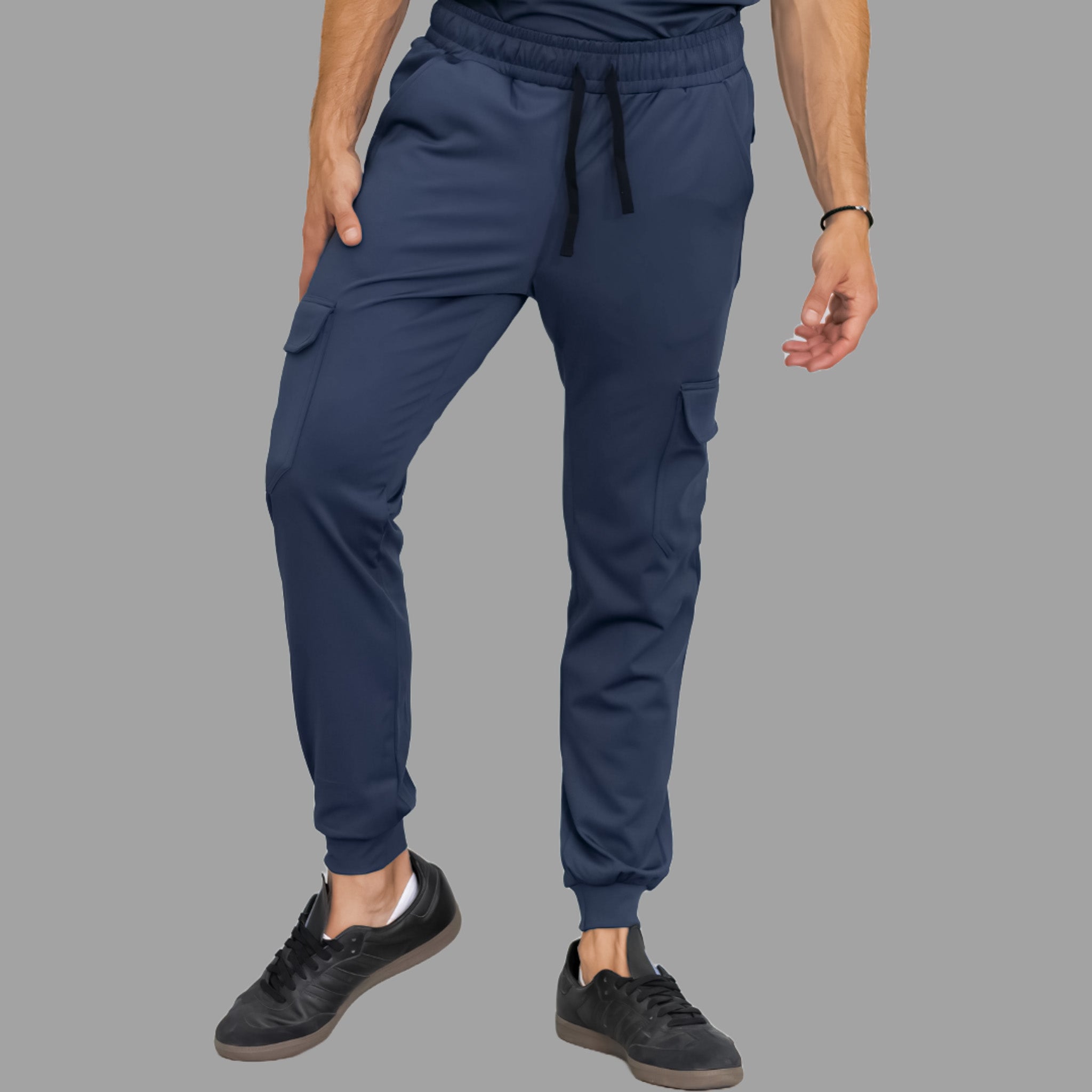 Jogger Quirúrgico Azul Marino Hombre Super Stretch, Scrubs Est. 910