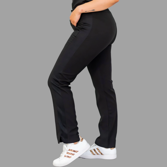 Pantalon Mujer 530 Negro Quirúrgico Relaxed, Scrubs 530