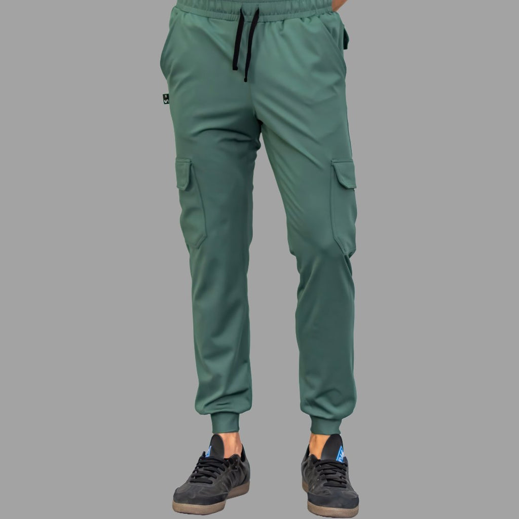 Jogger Est. 910 Quirurgico Hombre Verde Pino Super Stretch, Scrubs 910
