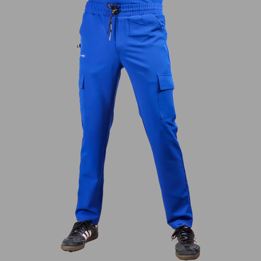 Pantalon Quirurgico Antifluido Hombre Azul Rey, Scrubs 300