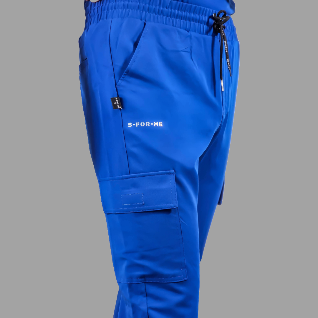 Pantalon Quirurgico Antifluido Hombre Azul Rey, Scrubs 300