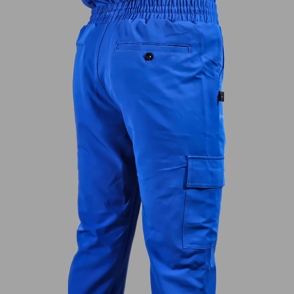 Pantalon Quirurgico Antifluido Hombre Azul Rey, Scrubs 300