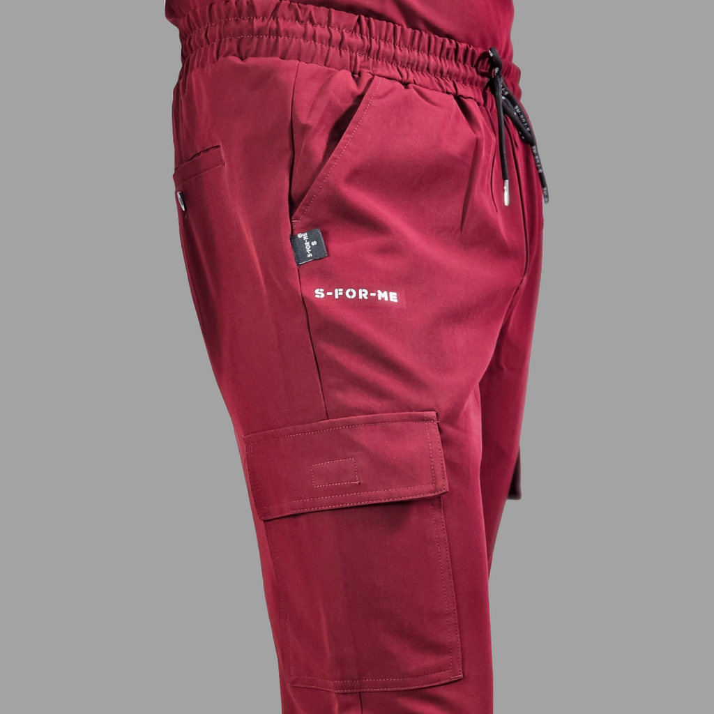 Jogger Quirurgico Antifluido Hombre Vino, Scrubs 300