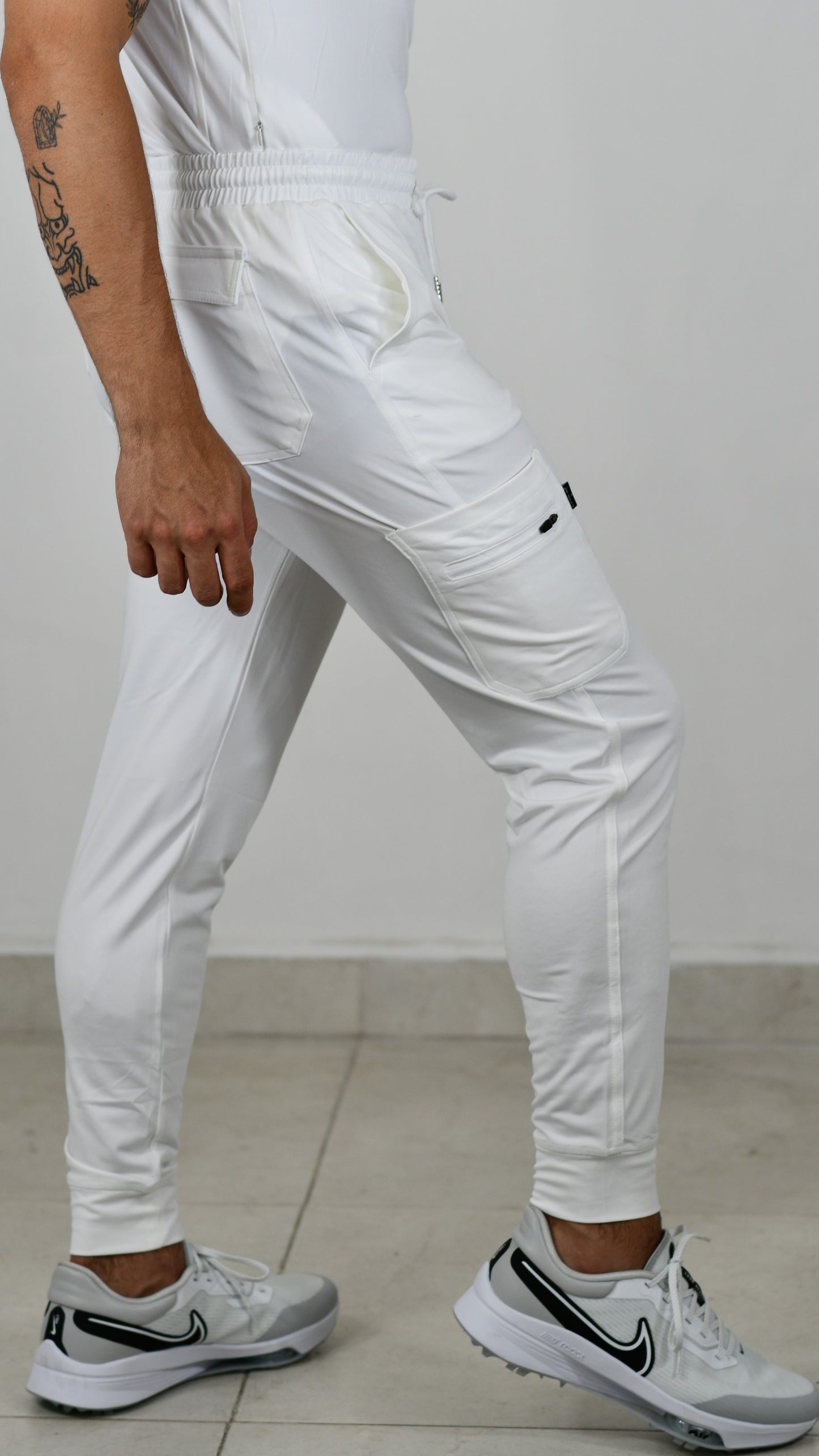 Pantalon Quirurgico  Hombre 901 Super Stretch Blanco