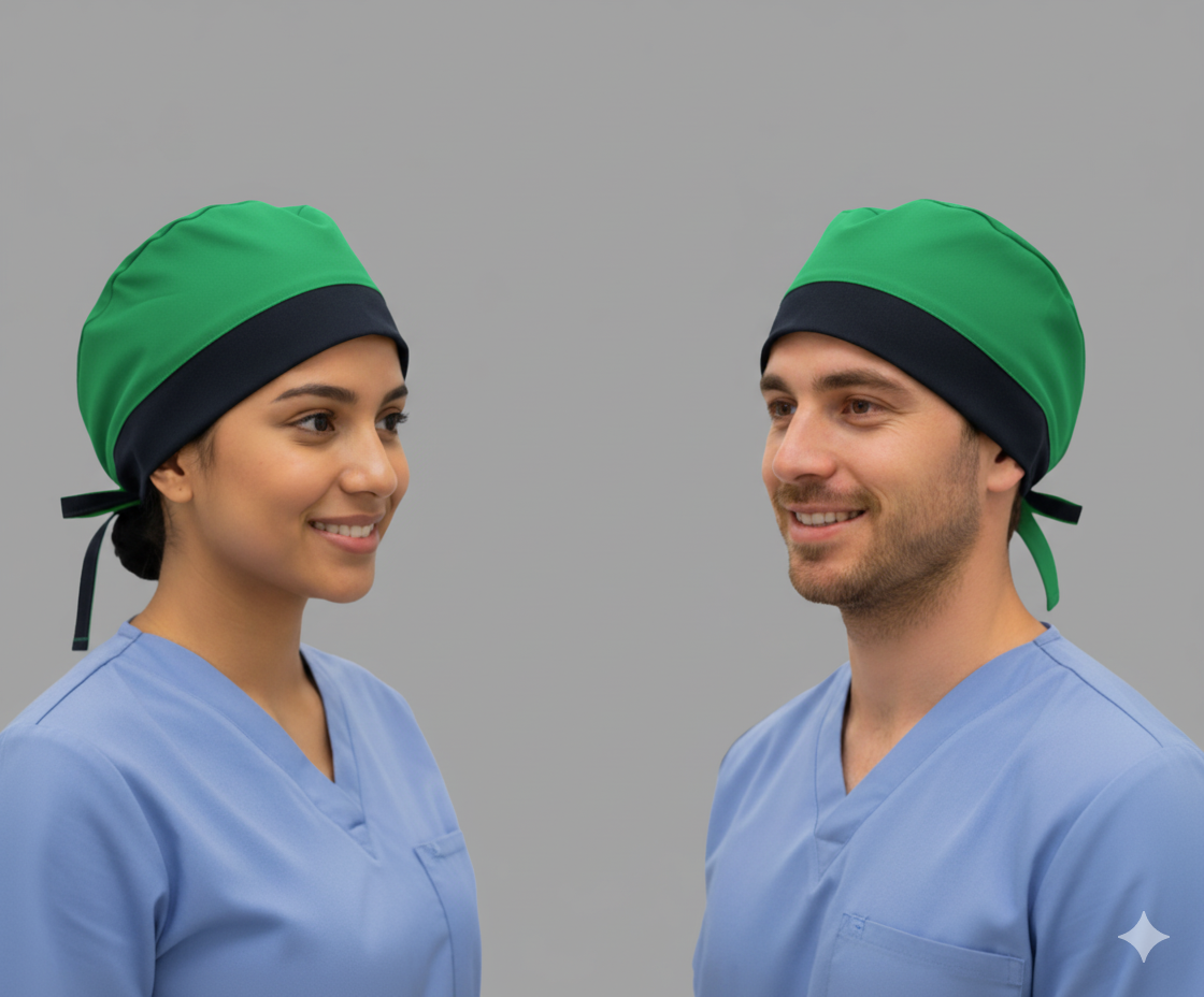 Gorro Quirúrgico Verde Unisex
