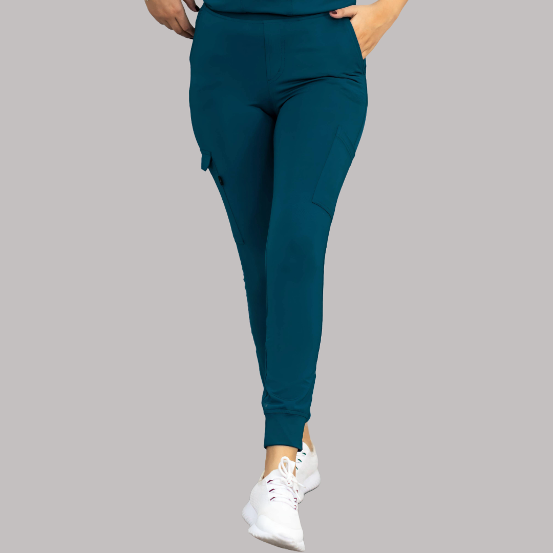 Jogger Quirurgico Mujer Azul Corsair, Super Stretch, Scrubs 901