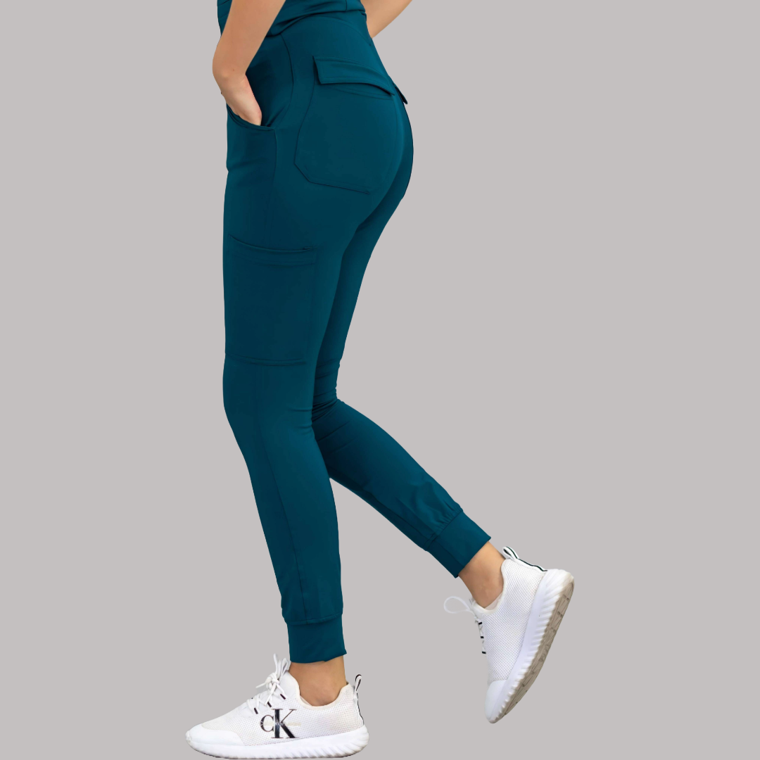 Jogger Quirurgico Mujer Azul Corsair, Super Stretch, Scrubs 901