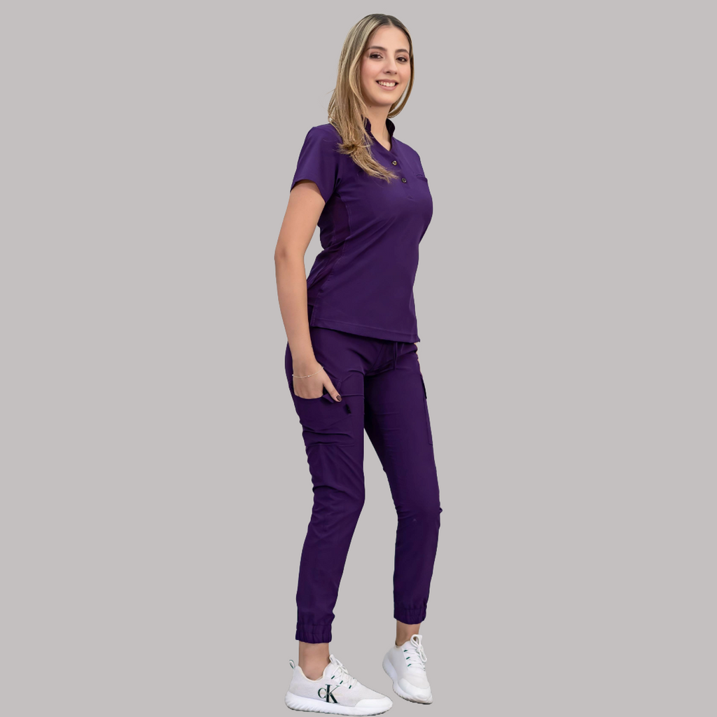 Jogger Quirúrgico Mujer Skinny Morado, Scrubs 520