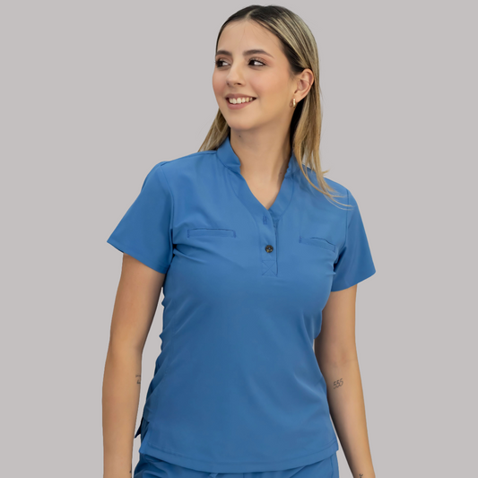 Filipina Quirúrgica Mujer Azul Plumbago, Scrubs 520