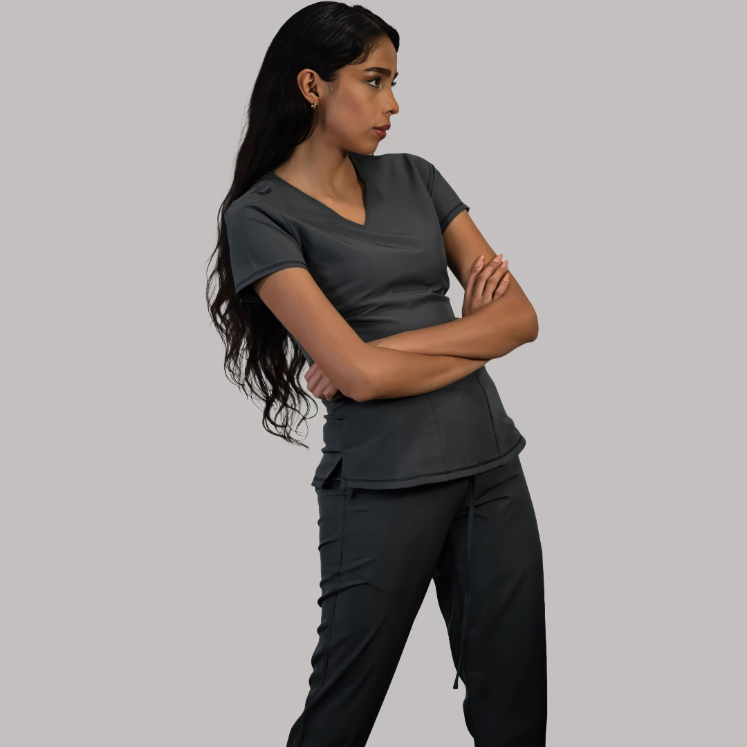 Filipina Gris Oxford Mujer, Scrubs Est. 600 F.W