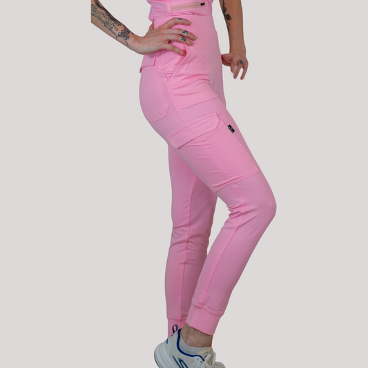 Jogger Quirúrgico, Scrubs Super Stretch Mujer 901 Rosa Pastel