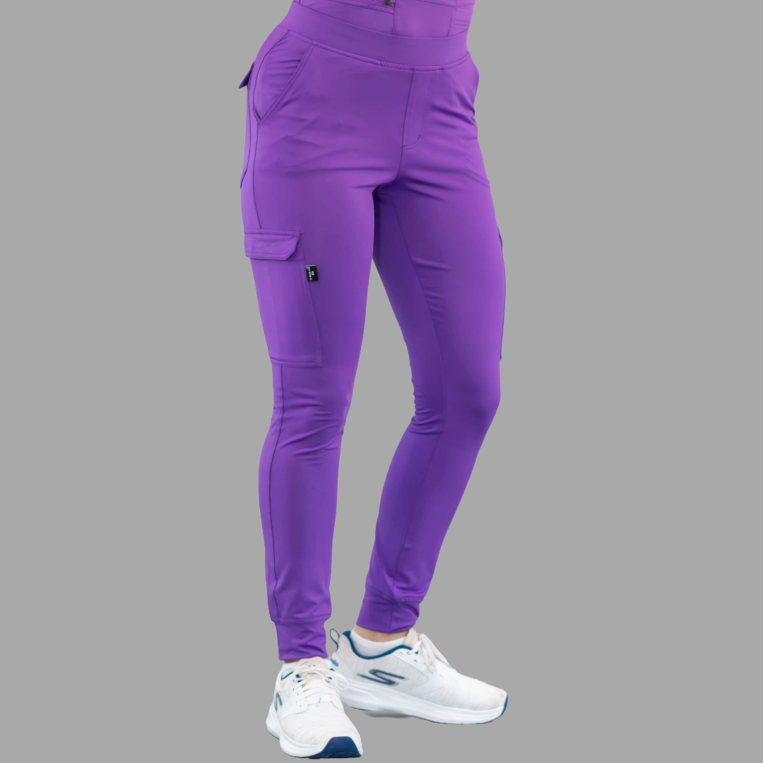 Jogger Quirúrgico, Scrubs Mujer 901 Morado, Super Stretch