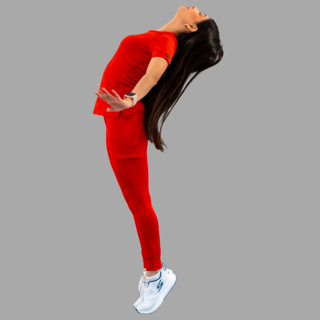 Conjunto Quirúrgico Mujer – Estilo 901 Rojo | Super Stretch