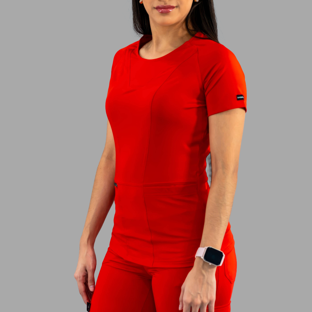 Conjunto Quirúrgico Mujer – Estilo 901 Rojo | Super Stretch