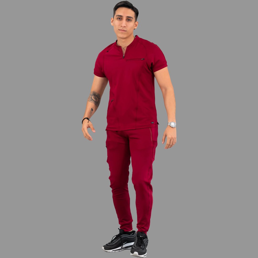Filipina Médica 920 Burdeos Super Stretch para Hombre