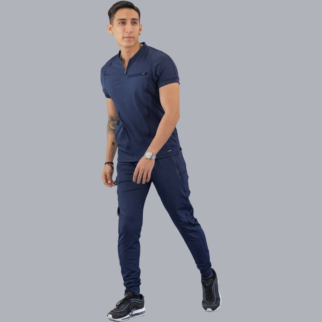 Filipina Médica 920 Azul Marino Super Stretch para Hombre