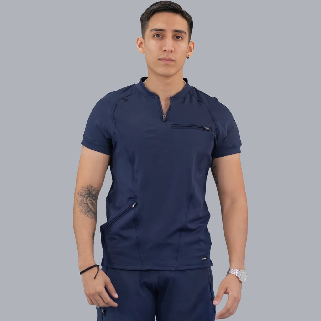 Filipina Médica 920 Azul Marino Super Stretch para Hombre