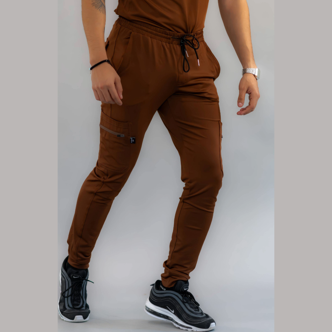 Jogger Quirúrgico Hombre Cafe, Scrubs 901