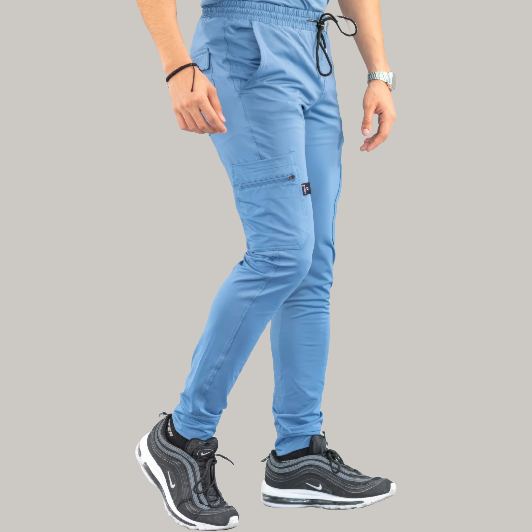 Jogger Quirúrgico Hombre Azul Plumbago, Scrubs 901