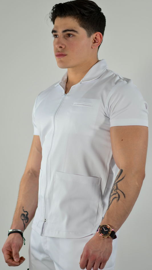 Philippine Traditional Alviero Stretch White Gentleman, Antifluid