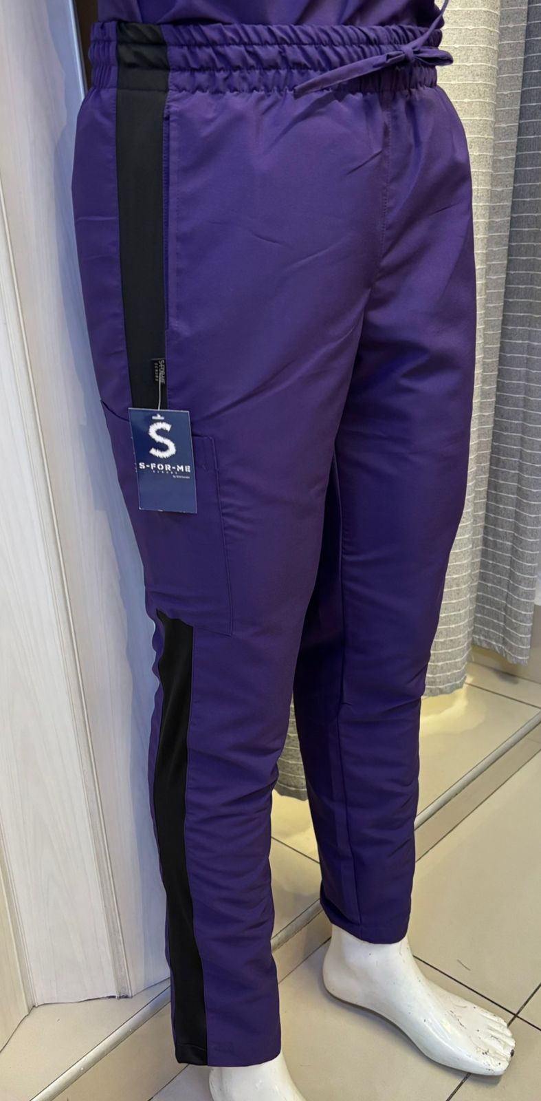 Pantalón Quirúrgico 500 Unisex Basic Morado Antifluido-cloro resistente Scrubs 500 FW