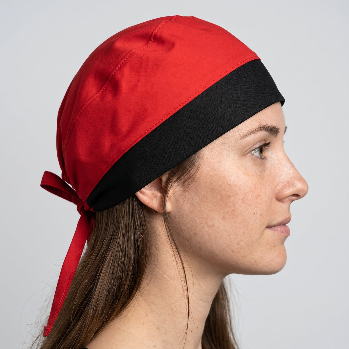 Gorro Quirúrgico Rojo Stretch Unisex Antifluido | Unitalla