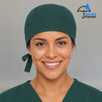 Gorro Quirúrgico Verde Botella Unisex Fourways