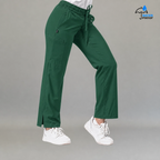 Pantalón Verde Botella 502  Pierna Amplia Quirúrgico Mujer Antifluido Relaxed