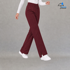 Pantalón Vino 502 Pierna Amplia Quirúrgico Mujer Antifluido Relaxed