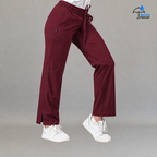 Pantalón Vino 502 Pierna Amplia Quirúrgico Mujer Antifluido Relaxed