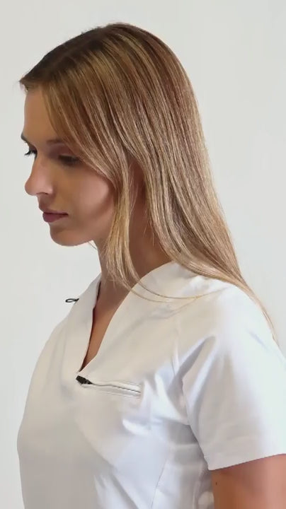 Filipina Quirúrgica 915 Mujer Super Stretch Blanco