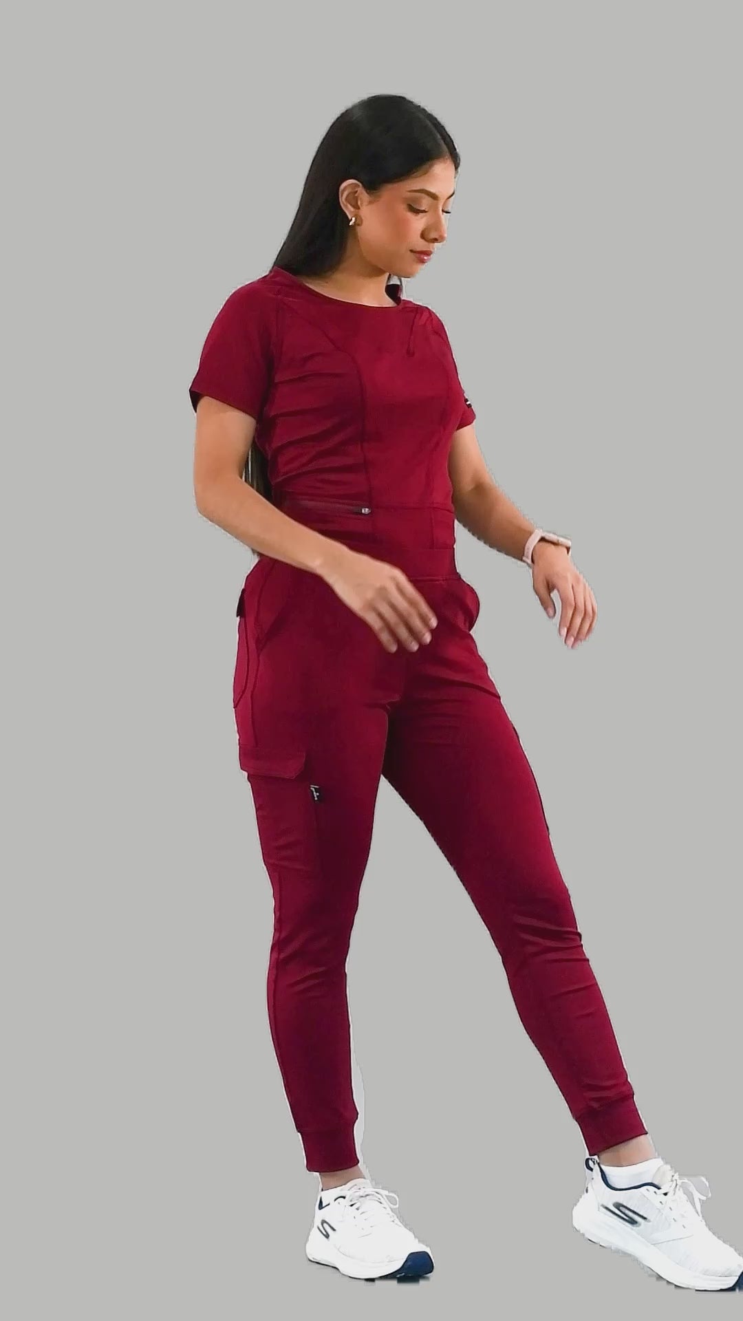 Conjunto Quirúrgico Mujer – Estilo 901 Gris Oxford | Super Stretch