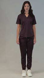 Jogger Uva Bamboo Quirúrgico Mujer S-FOR-ME 511 - Tela Bambú 160g