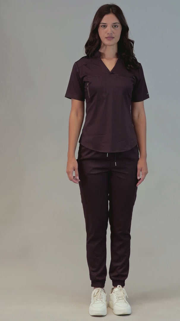 Jogger Uva Bamboo Quirúrgico Mujer S-FOR-ME 511 - Tela Bambú 160g