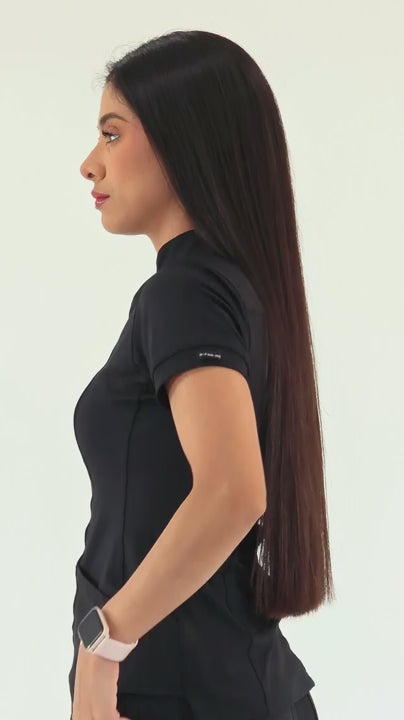 Filipina Médica 930 Negro Super Stretch para Mujer