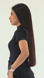 Filipina Médica 930 Negro Super Stretch para Mujer