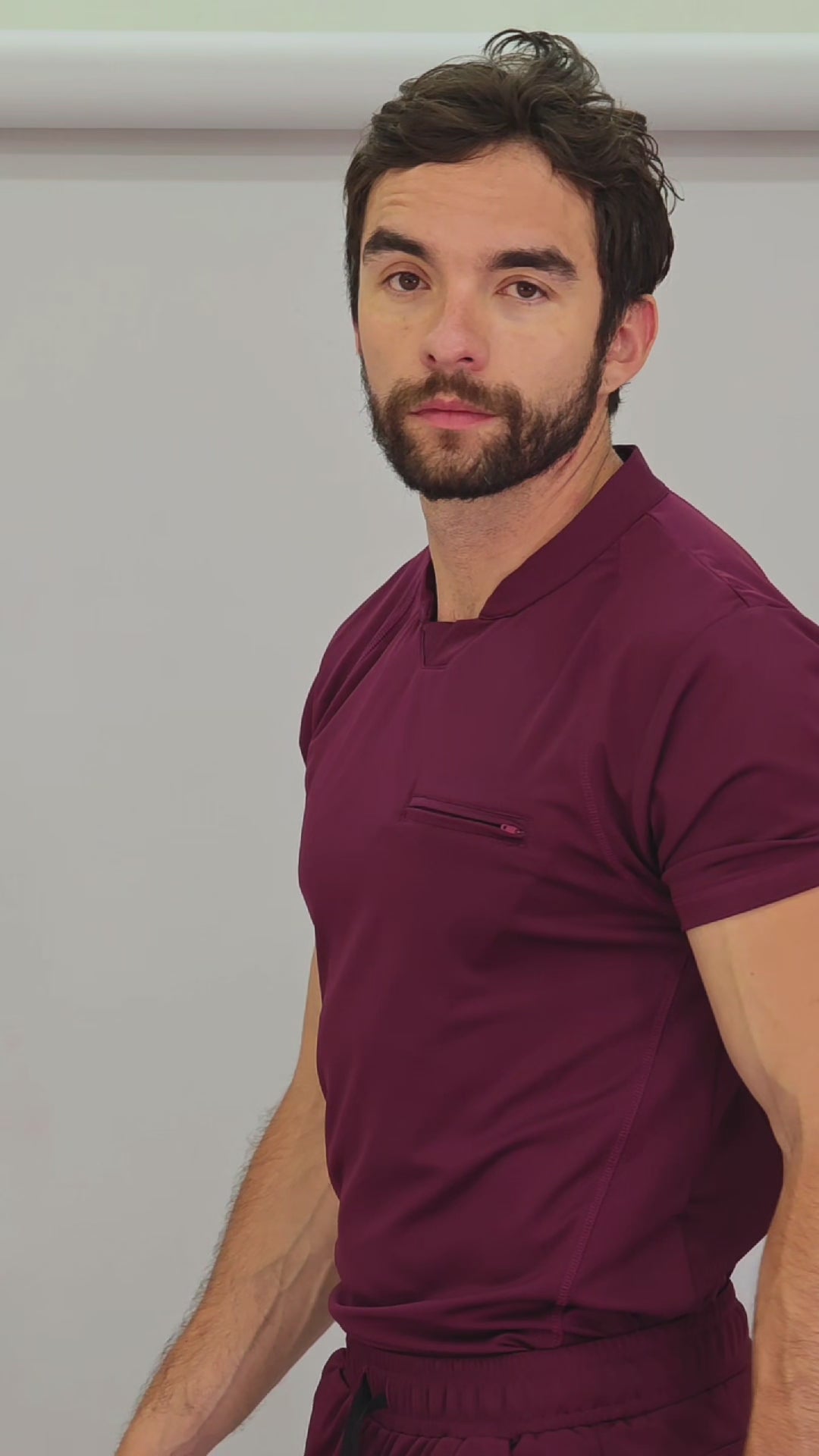 Jogger Quirurgico Hombre Vino Super Stretch, Scrubs 910