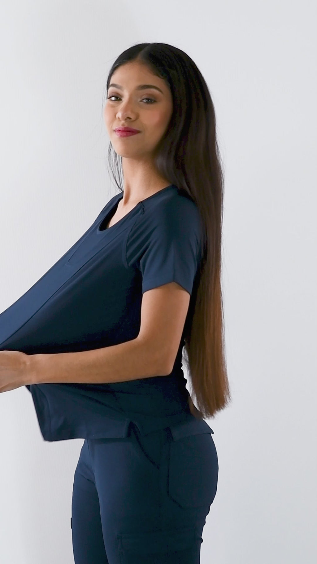 Conjunto Quirúrgico Mujer – Estilo 901 Azul Marino | Super Stretch