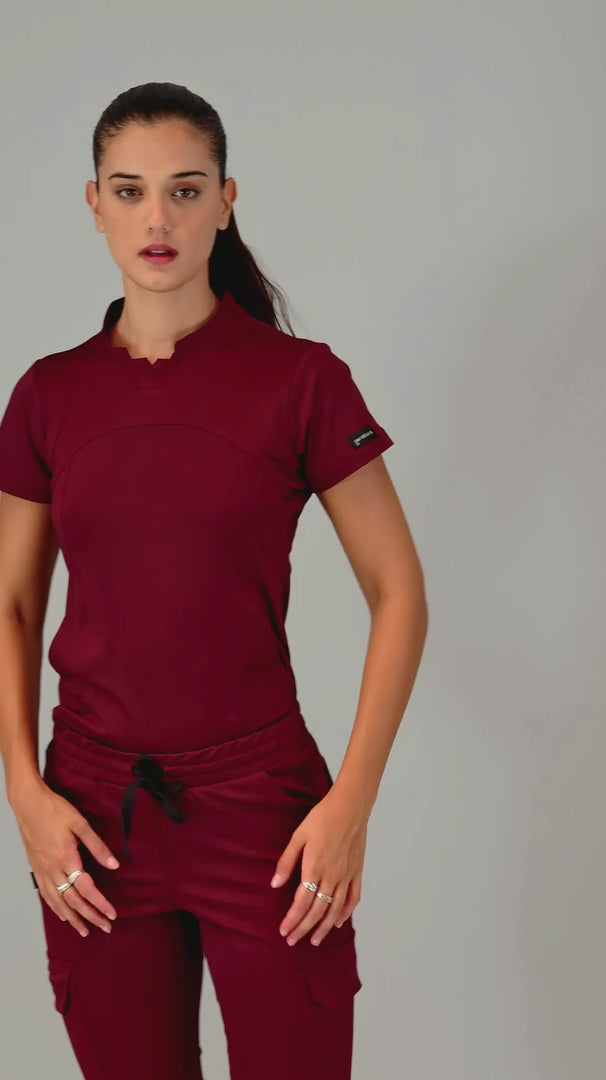 Jogger Quirúrgico Mujer Est. 910 | Vino Super Stretch