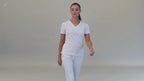 Pantalón Mujer 530 Quirúrgico Blanco Relaxed, Scrubs 530
