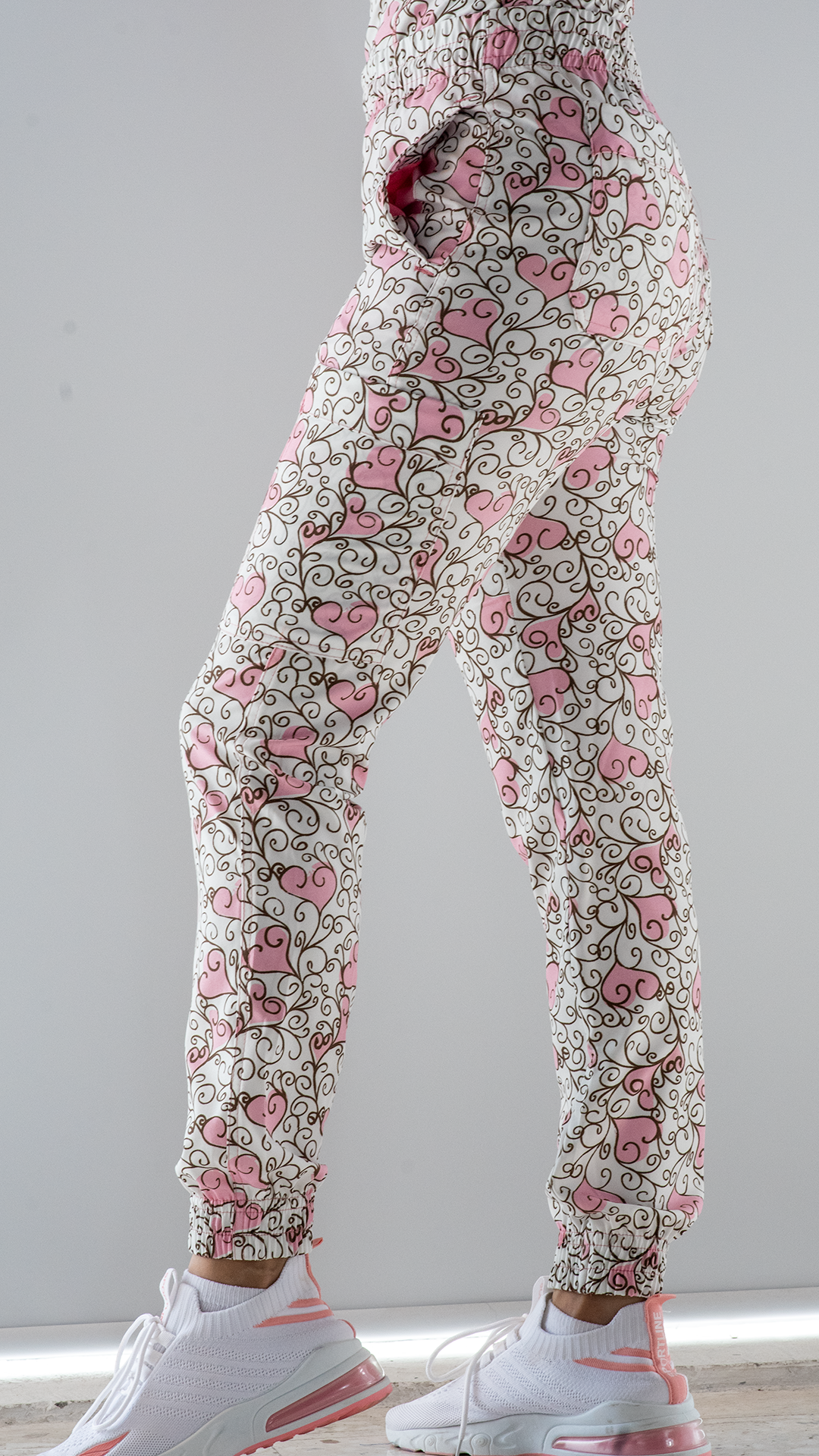 Women's Jogger Estampado Flor Rosa F.W