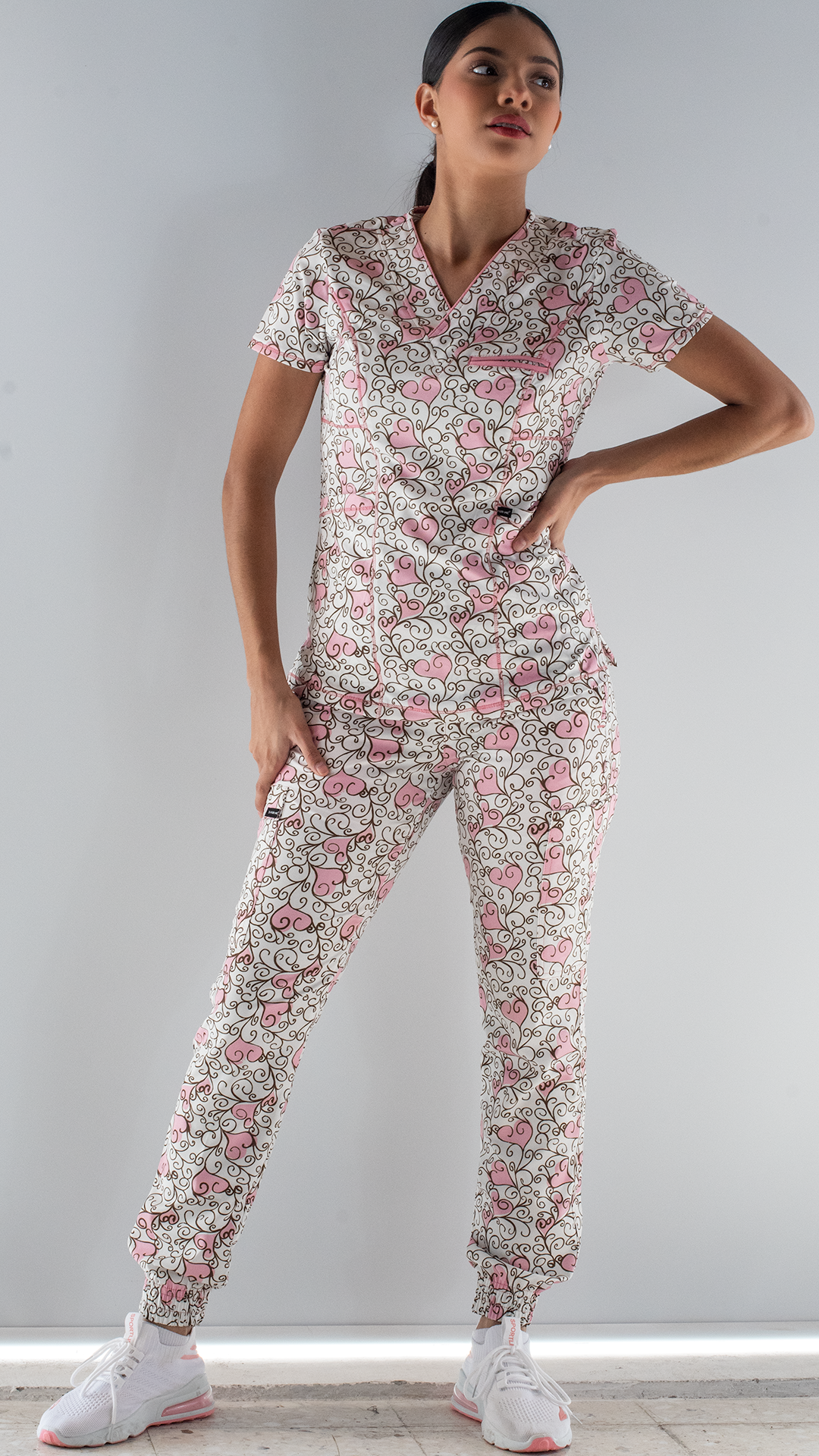 Women's Jogger Estampado Flor Rosa F.W