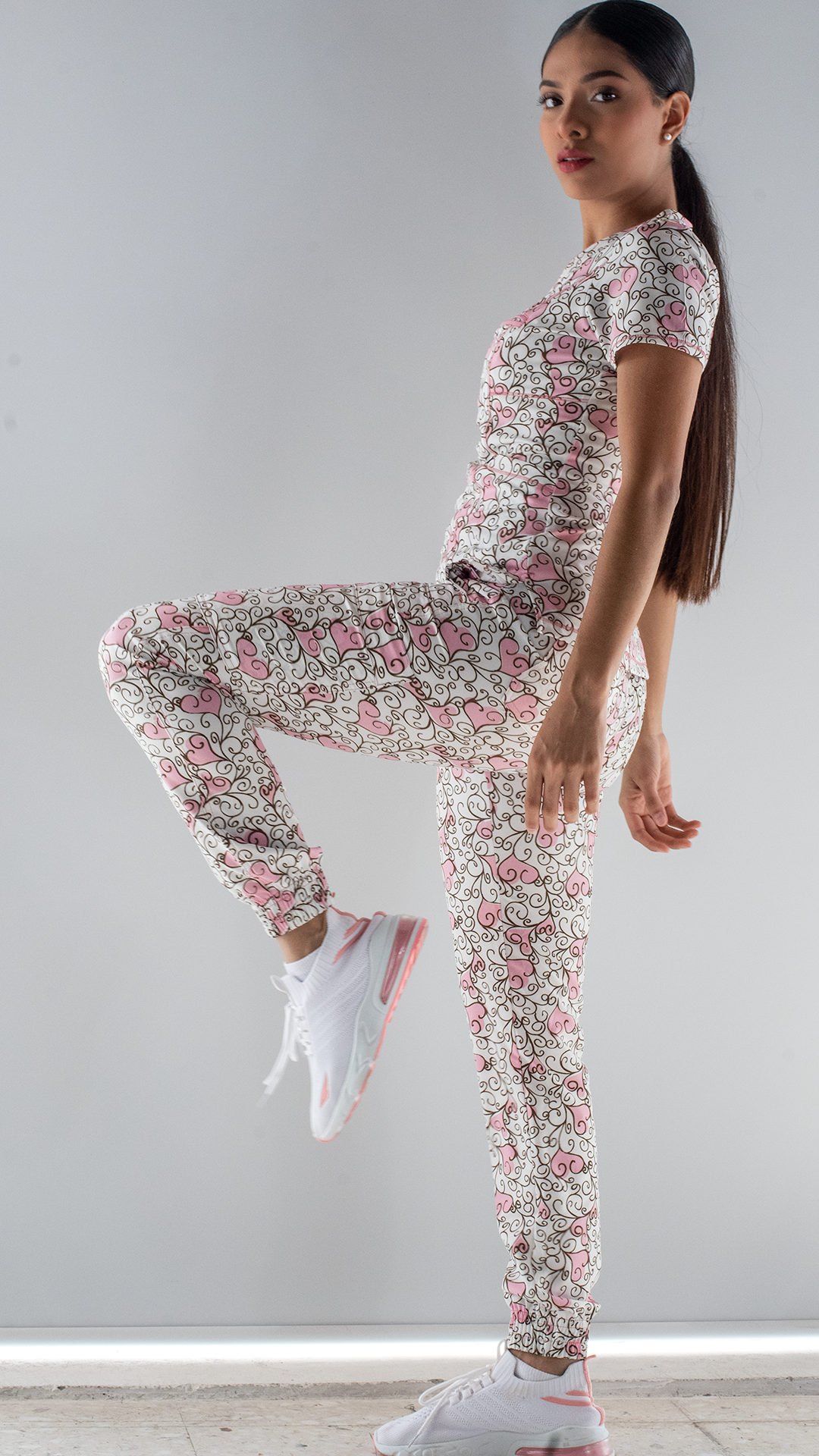 Women's Jogger Estampado Flor Rosa F.W